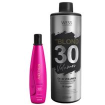 Aneethun Shampoo Color System300ml+Wess OX 30 Vol. 900ml