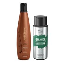 Aneethun Shampoo Kera System300ml +Wess Balance Cond.250ml - ANEETHUN/WESS