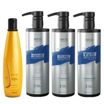 Aneethun Shampoo Repair System300ml+Wess Kit Nano Sel. 500ml