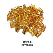 Anéis 100 unds para Trança Nagô Afro Box Braids Jumbo Dreads Enfeites Cabelo Enrolado Jóias Brilho Penteados Trancista