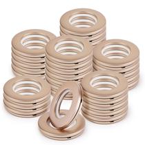 Anéis com ilhó de cortina WCIC 32PCS 40mm Matte Coffee