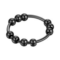 Anéis De Aço Inoxidável Para Alívio Da Ansiedade Para Mulheres E Homens, Joias De Estilo Simples E