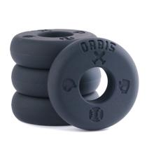Anéis de ajuste de pegada para taco de beisebol, pacote com 4, silicone macio