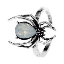 Anéis de Aranha Góticos Pretos - Joias Vintage para Festa de Halloween