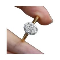 Anéis De Casamento De Luxo Para Mulheres Em Duas Cores Com Cristais, Joias De Noivado E Aniversário Anéis De Casamento De Luxo Para Mulheres Em Duas Cores Com Cristais, Joias De Noivado E Aniversário