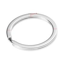 Anéis De Chave Metálicos Redondos E Planos De 1.5x20mm, 20 Peças, Acessórios Para DIY Em Joalheria