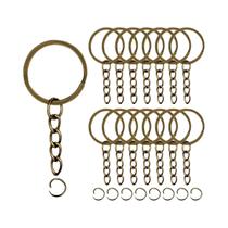 Anéis De Chaveiro De Metal Em Lote, 60 Conjuntos Para Artesanato DIY, Fabricação De Joias, Suporte