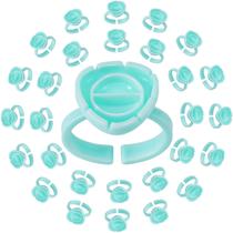 Anéis de cola para extensões de cílios Pretty memory 100 unidades verdes