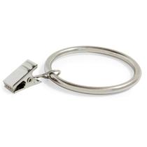 Anéis de cortina, conjunto de cortinas decorativas Ivilon, 14, níquel escovado