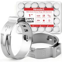 Anéis de Crimpagem PEX Newdeli 1" em Aço Inoxidável, 24 un. Anéis de Crimpagem PEX Newdeli 1" em Aço Inoxidável, 24 un.