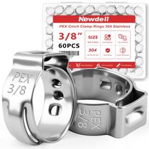Anéis de Crimpagem PEX Newdeli 3/8" em Aço Inoxidável, 60 un. Anéis de Crimpagem PEX Newdeli 3/8" em Aço Inoxidável, 60 un.