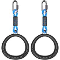 Anéis de ginástica Dolibest Ninja Monkey, pacote com 2 unidades, capacidade de 1000 libras