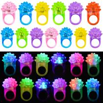 Anéis de iluminação LED MINGOMINGO, pacote com 25 lembrancinhas de festa para crianças Anéis de iluminação LED MINGOMINGO, pacote com 25 lembrancinhas de festa para crianças
