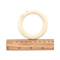 Anéis De Madeira Natural Grandes De 25-80mm Para DIY Macramê, Brinquedos De Mordida Para Bebês, Anéis De Madeira Natural Grandes De 25-80mm Para DIY Macramê, Brinquedos De Mordida Para Bebês,