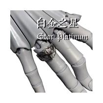 Anéis De Metal Ajustáveis Para Adultos Jojo's Bizarre Adventure Kira Yoshikage Jotaro Kujo Design De
