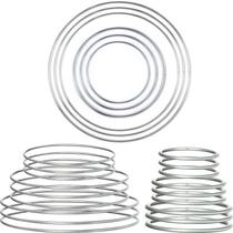 Anéis de metal Hoops Dream Catcher Macrame Craft Hotop 24 unidades