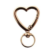 Anéis De Mola Em Forma De Coração 10PC, Clipe De Fechamento Snap Aberto Para Chaveiro, Acessório DIY Anéis De Mola Em Forma De Coração 10PC, Clipe De Fechamento Snap Aberto Para Chaveiro, Acessório DIY