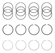 Aneis De Pistão 0,50 Chery Cielo 1.6 16v 2010/...