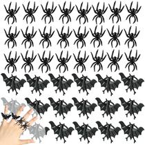 Anéis de plástico Becfupo Halloween Spider Bat 300 unidades
