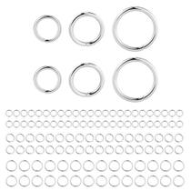 Anéis de salto ALEXCRAFT em prata esterlina 925 4 mm 5 mm 6 mm (60 unidades) Anéis de salto ALEXCRAFT em prata esterlina 925 4 mm 5 mm 6 mm (60 unidades)