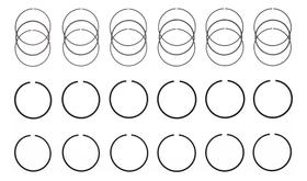 Anéis De Segmento 1,00 P/ Omega 3.8 12v V6