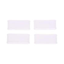 Anéis De Silicone Absorventes De Suor Para Raquete De Tênis 4pcs Faixa De Fechamento Elástica E