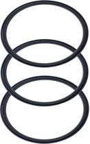 Anéis de vedação para tampa C&Berg, 3 unidades, diâmetro de 3,7", preto