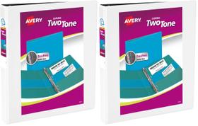 Anéis inclinados Binder Avery Two-Tone Durable View de 3 anéis de 1 polegada