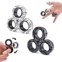 Anéis magnéticos Fidget Toy Set Cevioce para adolescentes e adultos