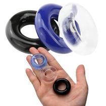 Anéis Masculino em Silicone Coloridos 3unid