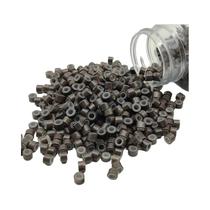 Anéis Micro De Silicone Multicoloridos De 5mm Com Forro De Silicone 1000 Peças Para Extensões De
