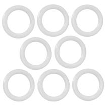 Anéis O de plástico Cutelec, pacote com 8, anel de crochê de 3,8 cm, gancho circular