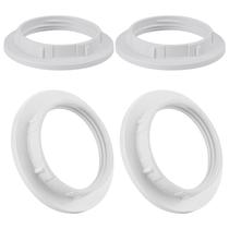 Anéis para Abajur DiCUNO E26 Brancos 39 mm - 4 Unidades Anéis para Abajur DiCUNO E26 Brancos 39 mm - 4 Unidades