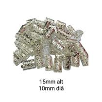 Anéis para Tranças Nagô Afro Box Braids Jumbo Dreads em Alumínio Ajustável Dourado Prata Colorido