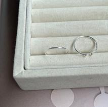 Anéis semi joia prata 925 e ouro 18k aparador de aliança