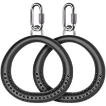 Anéis Swing Bar Rings Dolibest Round Trapeze, 2 peças para crianças, pretos Anéis Swing Bar Rings Dolibest Round Trapeze, 2 peças para crianças, pretos