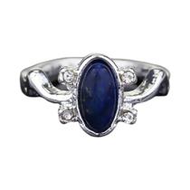 Anéis Vintage De Cristal Azul Lápis Elena Gilbert the Vampire Diaries Joias Para Cosplay
