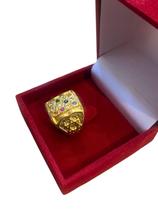 Anel 12 Tribos De Israel Banhado Ouro 18K