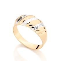 Anel 18k com aplicação de rhodium 510486 Rommanel Anel 18k com aplicação de rhodium 510486 Rommanel