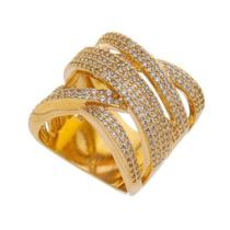 Anel 5 Fios Largos Pavê - Ref: ABIJU000584