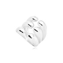 Anel 6 Gotas Regulável Feminino Ouro 18k