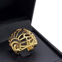 Anel Abaulado Feminino Banhado Vários Modelos E Tamanhos 4781