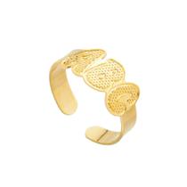 Anel ABC Formatura Escolar Regulável Banho de Ouro 18k Anel ABC Formatura Escolar Regulável Banho de Ouro 18k