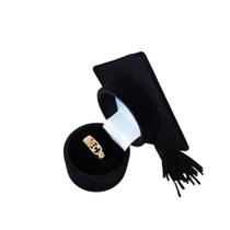 Anel ABC Regulável Banho Ouro Zircônia Formatura Infantil Anel ABC Regulável Banho Ouro Zircônia Formatura Infantil