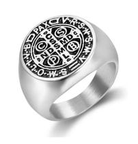 Anel Aço Medalha de São Bento Anel Aço Medalha de São Bento