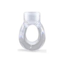 Anel acrilico porta batoque + 100 batoques descartaveis