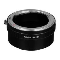 Anel Adaptador Fotodiox FONIKFSNYE (Lente Nikon F em câmera Sony E) Anel Adaptador Fotodiox FONIKFSNYE (Lente Nikon F em câmera Sony E)