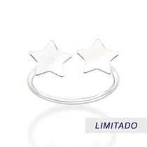 Anel ajustável composto por duas estrelas nas pontas 313202 Anel ajustável composto por duas estrelas nas pontas 313202