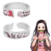 Anel Ajustável Demon Slayer Kimetsu no Yaiba Personagem:Nezuko Anel Ajustável Demon Slayer Kimetsu no Yaiba Personagem:Nezuko