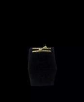 Anel ajustável feminino laço - banhado a ouro 18k